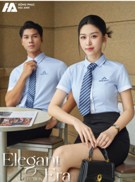 Áo somi dài tay màu trắng vinfast 4 ảnh 3